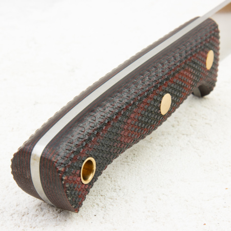 Нож Южный Крест Кедр, VG-10, Конвекс, Микарта Красно-Черная - купить в интернет-магазине Blademan