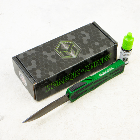 Нож Heretic Knives Colossus, CPM MagnaCut, Toxic Green Aluminum Handle, H042 Нож Heretic Knives Colossus, CPM MagnaCut, Toxic Green Aluminum Handle, H042