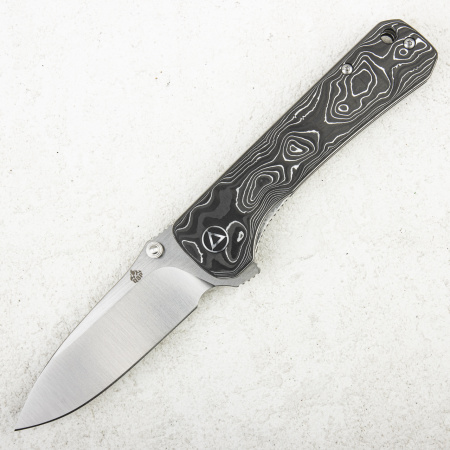 Нож QSP Hawk, CPM S35VN, Aluminium Foil Carbon Fiber