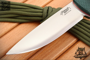 Нож Южный Крест Шершень, D2, Kонвекс, Микарта изумруд, Насечка - купить в интернет-магазине Blademan