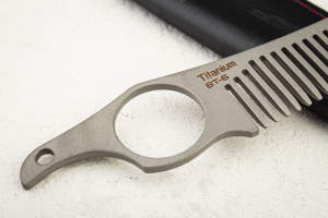 Расческа Для Бороды N.C. Custom 02.02, Titanium BT-6 - купить в интернет-магазине Blademan