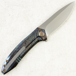 Нож WE Knife Acuminal, Bead Blasted Vanax, Titanium Flamed Handle, WE23070-4 Нож WE Knife Acuminal, Bead Blasted Vanax, Titanium Flamed Handle, WE23070-4