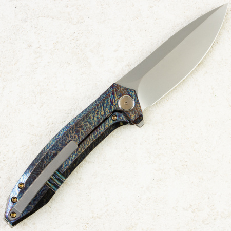 Нож WE Knife Acuminal, Bead Blasted Vanax, Titanium Flamed Handle, WE23070-4 Нож WE Knife Acuminal, Bead Blasted Vanax, Titanium Flamed Handle, WE23070-4