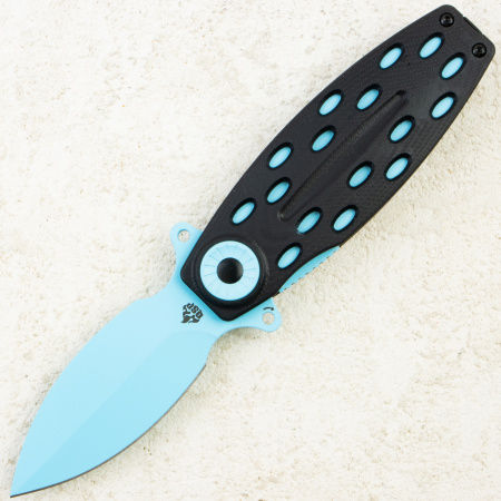 Нож QSP Beetle, Blue 14C28N, G10 Black, QS162-E