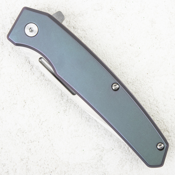 Нож Ontario Ti 22 Ultrablue, 19800, AUS-8 Tanto, Titanium 