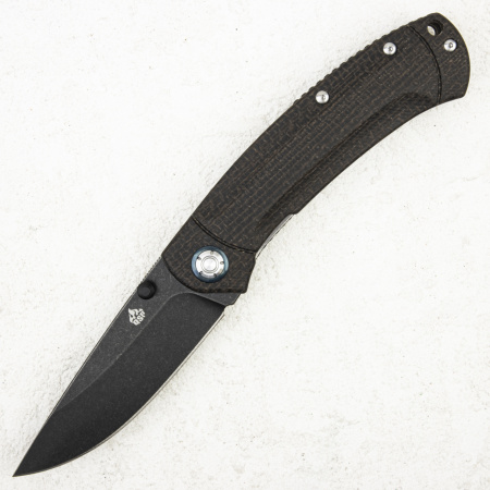 Нож QSP CopperHead, 14C28N Blackstonewash, Micarta Dark Brown
