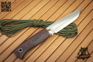 Нож Южный Крест Джек Эксперт, N690, Конвекс, Микарта черно-красная, Насечка Нож Южный Крест Джек Эксперт, N690, Конвекс, Микарта черно-красная, Насечка - купить в интернет-магазине Blademan