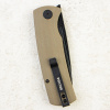 Нож Petrified Fish Beluga, K110, Black Stonewashed, Khaki Micarta Handle, PFP01KAMW Нож Petrified Fish Beluga, K110, Black Stonewashed, Khaki Micarta Handle, PFP01KAMW