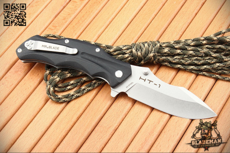 Mr.Blade HT-1, D2 Stonewash, G10 Black - купить в интернет-магазине Blademan