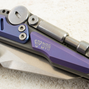 Нож NOC Knives Shuukaku, M390, Titanium Blue Handle, MT-1104 Нож NOC Knives Shuukaku, M390, Titanium Blue Handle, MT-1104