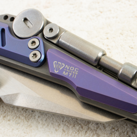 Нож NOC Knives Shuukaku, M390, Titanium Blue Handle, MT-1104 Нож NOC Knives Shuukaku, M390, Titanium Blue Handle, MT-1104