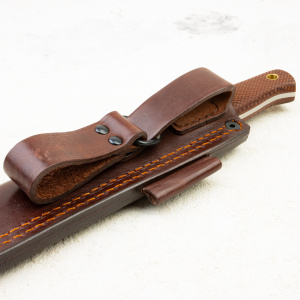 Нож Южный Крест Модель XL, CPR, Конвекс, Микарта Койот, Насечка Нож Южный Крест Модель XL, CPR, Конвекс, Микарта Койот, Насечка - купить в интернет-магазине Blademan