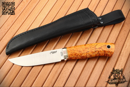 Южный Крест - Гризли, Карельская береза Янтарь, M390 - купить в интернет-магазине Blademan