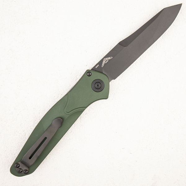 Нож Benchmade Osborne Automatic, S30V Black, Aluminum Green, 9400BK