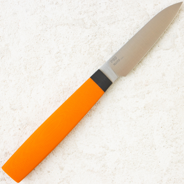 Нож овощной OWL P80 F, N690 Cryo, G10 Orange Handle