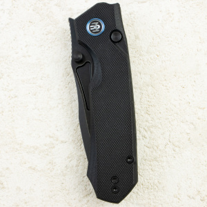 Нож Remette Rhino, Black, 14C28N, Micarta Black Handle, RNDG1