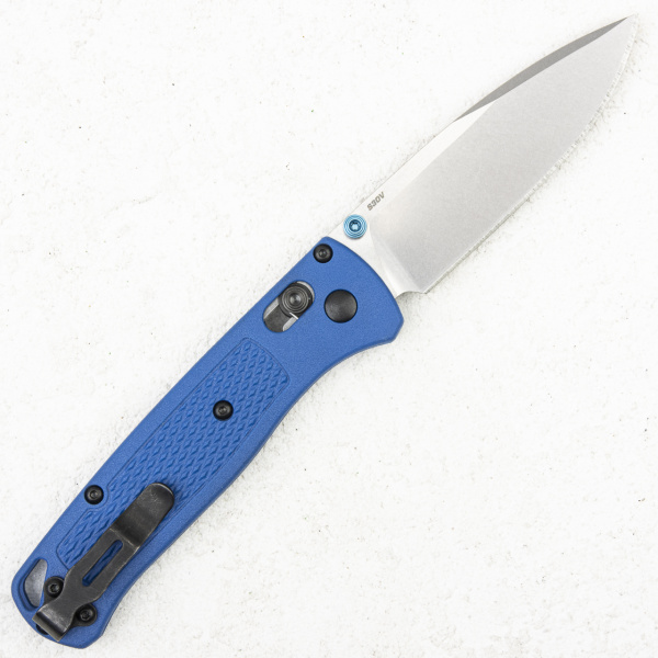Нож Benchmade Bugout, 535, CPM S30V, Grivory Blue - складной туристические ножи из стали
