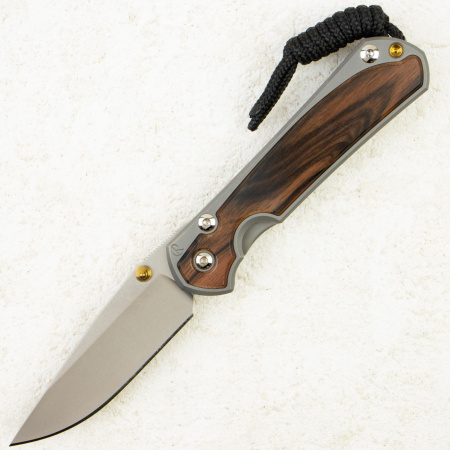 Нож Chris Reeve Small Sebenza 31 Inlay, CPM MagnaCut, Titanium/Macassar Ebony Handle, S31-1116