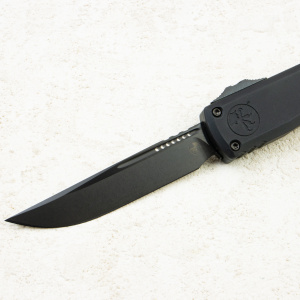 Нож Microtech Ultratech ZBP Gen III Shadow, Black, M390, Aluminum Black, 1123-1 DLCTSH, (Signature Series)