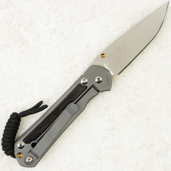 Нож Chris Reeve Small Sebenza 31 Inlay, CPM MagnaCut, Titanium/Bog Oak Handle, S31-1100