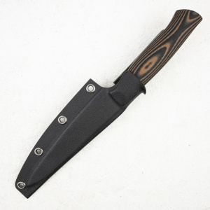 Нож универсальный OWL S130 F, N690 Cryo, G10 Black/Orange, Kydex Classic - купить в интернет-магазине Blademan