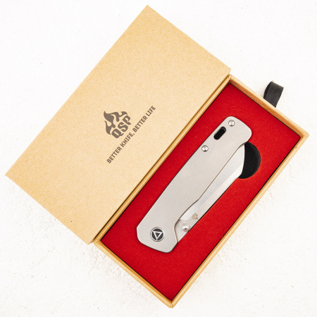 Нож QSP Penguin, 154CM, Titanium Gray - купить в интернет-магазине Blademan