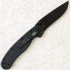 Нож Ontario Rat 1, Black, AUS-8, Nylon Black Handle, 8846BP