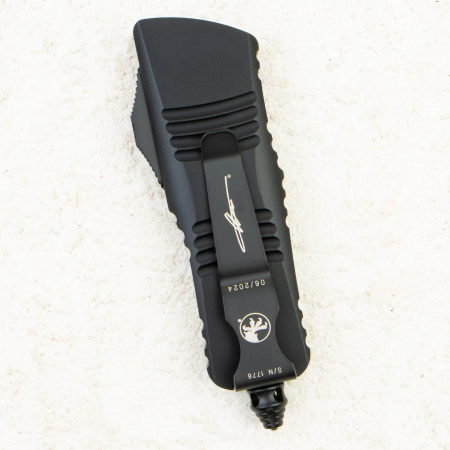 Нож Microtech Mini Troodon Hellhound, Tactical, M390, Aluminum Black, 819-1 TS, (Signature Series) Нож Microtech Mini Troodon Hellhound, Tactical, M390, Aluminum Black, 819-1 TS, (Signature Series)