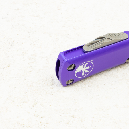 Нож Microtech UTX-85 Tanto, Satin, M390, Aluminium Purple, 233-4 PU Нож Microtech UTX-85 Tanto, Satin, M390, Aluminium Purple, 233-4 PU