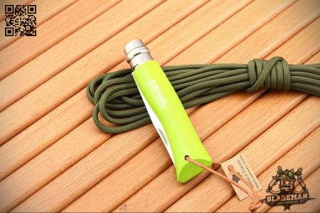 Opinel №7 Trekking, Нержавеющая сталь, Светло-зеленый - купить в интернет-магазине Blademan