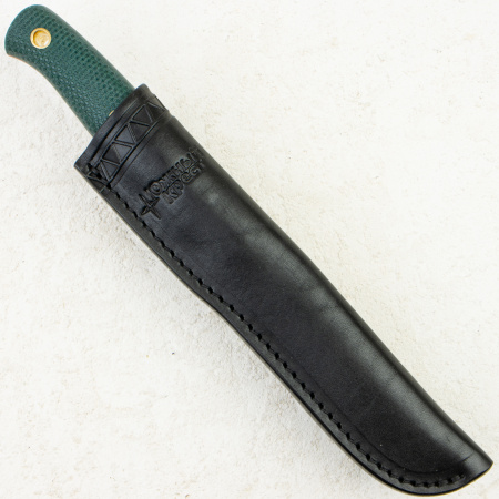 Нож Южный Крест Рыбацкий М, Elmax, Micarta Emerald, Насечка