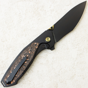Нож Remette Kingfisher, M390, Titanium/Carbon Copper Handle, RTKF5 Нож Remette Kingfisher, M390, Titanium/Carbon Copper Handle, RTKF5