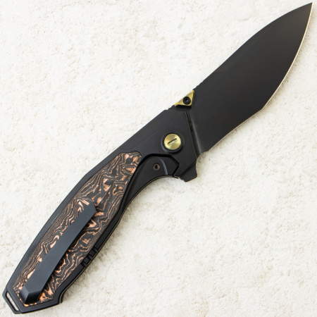 Нож Remette Kingfisher, M390, Titanium/Carbon Copper Handle, RTKF5 Нож Remette Kingfisher, M390, Titanium/Carbon Copper Handle, RTKF5