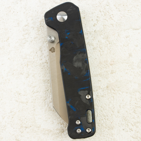 Нож QSP Penguin V2, D2, G10 Black/Blue, QS130-E1