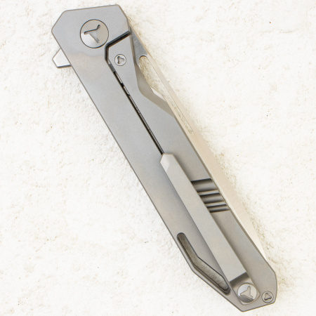 Mr.Blade Keeper NO SHNUR NO PARTY, M390, Titanium Metallic Mr.Blade Keeper NO SHNUR NO PARTY, M390, Titanium Metallic