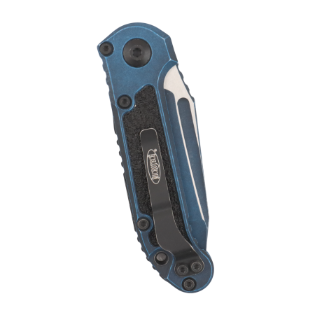 Нож Microtech L.U.D.T. Gen III, Weathered Blue Apocalyptic, M390, Aluminum Weathered Blue, 1136-1 WBL