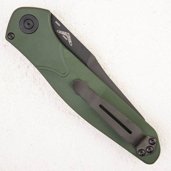 Нож Benchmade Osborne Automatic, S30V Black, Aluminum Green, 9400BK