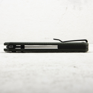 Нож QSP Swordfish Button Lock, 14C28N Black, Micarta Green - складной туристические ножи из стали Нож QSP Swordfish Button Lock, 14C28N Black, Micarta Green - складной туристические ножи из стали