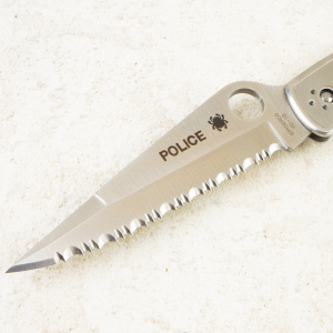 Нож Spyderco Police, Serrated, VG-10, Stainless Steel, C07S Нож Spyderco Police, Serrated, VG-10, Stainless Steel, C07S