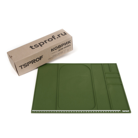 Коврик TSPROF для сборки, разборки, заточки ножей (зеленый), TS-MS23011GN