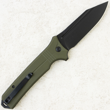 Нож CIVIVI Neurohaptic, Black Stonewashed Nitro-V, G10 Green Handle, C23080-3