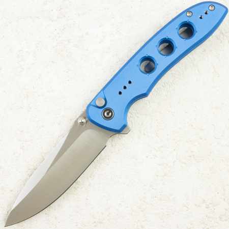 Нож CIVIVI Hyperpulse, Satin, 14C28N, Aluminum Blue Handle, C23087A-2