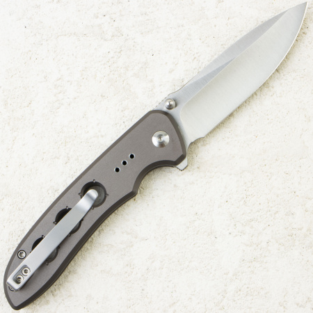 Нож CIVIVI Hyperpulse, Satin, 14C28N, Aluminum Gray Handle, C23087A-3 Нож CIVIVI Hyperpulse, Satin, 14C28N, Aluminum Gray Handle, C23087A-3
