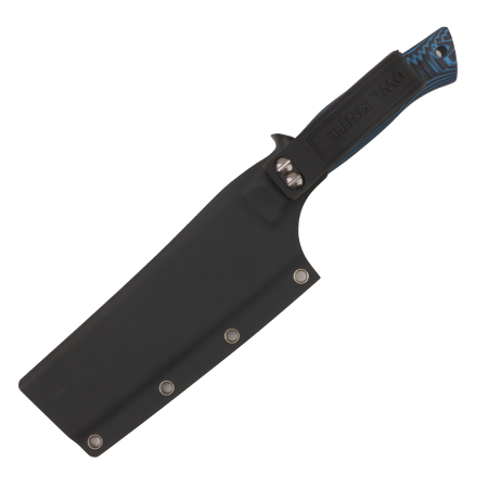 Нож OWL S120 F, N690 Cryo, G10 Black/Blue Handle, Kydex