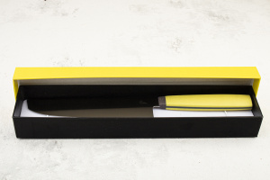 Нож накири OWL NA160 F, Elmax Cryo, Микарта Lemon - купить в интернет-магазине Blademan