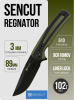 Нож SENCUT Regnator, Black, 9Cr18MoV, G10 Black/Green Handle, S24057-2 Нож SENCUT Regnator, Black, 9Cr18MoV, G10 Black/Green Handle, S24057-2