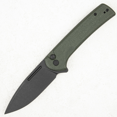 Нож CIVIVI Conspirator Button Lock, Nitro-V, Micarta Green
