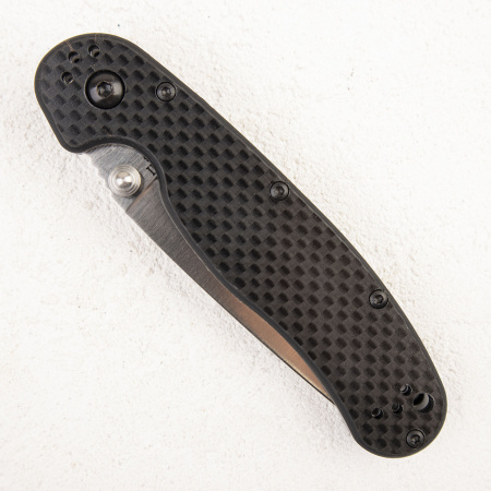 Нож Ontario Rat 2, AUS-8, Satin, Black Carbon, 8836