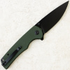 Нож SENCUT Praktisk, Black, 9Cr18MoV, Micarta Green Handle, S24019-3 Нож SENCUT Praktisk, Black, 9Cr18MoV, Micarta Green Handle, S24019-3