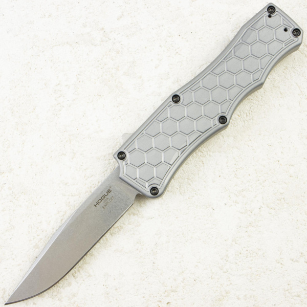 Нож Hogue Exploit Auto, CPM S30V, Aluminum Gray, 34052